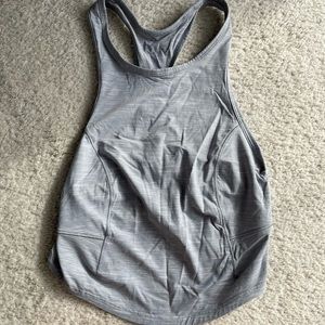 New Lululemon grey racer back